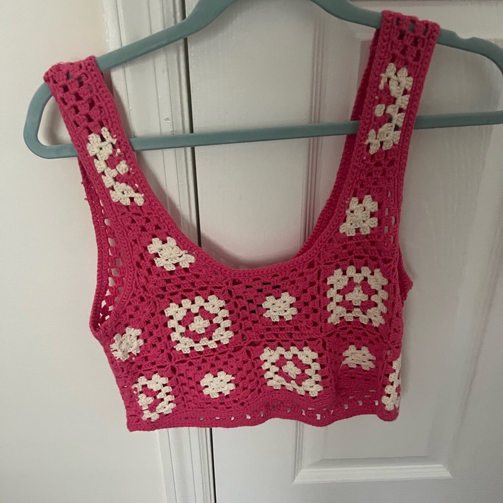 Crochet crop top